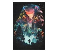 Jigsaw 75x50cm/1000pcs for Adults Gorilla Forest Fantasy Teenagers Puzzles Anti-Stress Toys Difficult Challenge Help The Brain Exercise 75x50cm/1000pcs