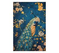 Jigsaw 75x50cm/1000pcs for Teenagerss Abstract Peacock Kintsugi Jigsaws for Adults Hands-on Game Wall Decoration Parent-child Interaction 75x50cm/1000pcs