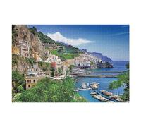 Jigsaw 75x50cm/1000pcs for Teenagerss Amalfi Coast Italy's Coastal Gem Jigsaw Relax Games Difficult Challenge Unique Gifts for Birthday And Christmas 75x50cm/1000pcs