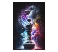 Jigsaw 75x50cm/1000pcs for Teenagerss Chess Tower in Space Jigsaws for Adults Hands-on Game Wall Decoration Parent-child Interaction 75x50cm/1000pcs