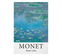 Jigsaw 75x50cm/1000pcs for Teenagerss Claude Monet Water Lilies Jigsaws for Adults Hands-on Game Wall Decoration Parent-child Interaction 75x50cm/1000pcs