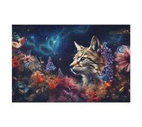 Jigsaw 75x50cm/1000pcs for Teenagerss Galactic Garden Whiskers Jigsaw Relax Games Difficult Challenge Unique Gifts for Birthday And Christmas 75x50cm/1000pcs