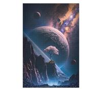 Jigsaw 75x50cm/1000pcs for Teenagerss Sacred Galaxy Tree Valley Puzzles for Adults Relax Games Analysis And Logic Difficult And Challenge 75x50cm/1000pcs