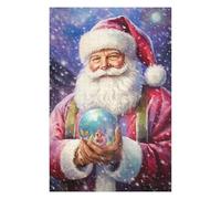 Jigsaw 75x50cm/1000pcs for Teenagerss Santas Fortune Telling Jigsaws for Adults Hands-on Game Wall Decoration Parent-child Interaction 75x50cm/1000pcs