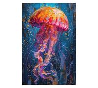 Jigsaw 75x50cm/1000pcs for Teenagerss Squid in Paint Puzzles for Adults Relax Games Analysis And Logic Difficult And Challenge 75x50cm/1000pcs