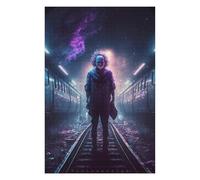 Jigsaw 75x50cm/1000pcs for Teenagerss Train Tunnel Phantom Adult Jigsaw Puzzle Toy Wall Decor Home Decoration Unique Gifts for Birthday And Christmas 75x50cm/1000pcs