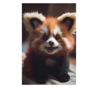 Jigsaw 75x50cm/1000pcs for Teenagerss Wild Cute Baby Red Panda Puzzles for Adults Relax Games Analysis And Logic Difficult And Challenge 75x50cm/1000pcs