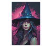 Jigsaw 75x50cm/1000pcs for Teenagerss Witch's Enchanted Hat Jigsaws for Adults Relax Games Perfect Decoration Parent-child Interaction 75x50cm/1000pcs