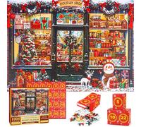 Jigsaw Advent Calendar 2024, Christmas Jigsaw Puzzle, Advent Calendar Jigsaw Puzzle 1008 Pieces, 24 Days Countdown Christmas Advent Calendar Puzzle for Kids Adults Christmas Theme Puzzles Gift