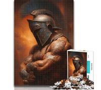 Jigsaw Ancient Gladiator Warrior 1000 Pieces Jigsaw Puzzle for Adults& Teens,Educational Games Home Decoration Deal As Gifts for The Whole Family 26x38cm