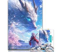 Jigsaw Anime Fox Girl Jigsaws Puzzles 1000 Pieces for Adults Gifts,Birthday Gift Idea for Adults, Family Game And Hobby 50x75cm