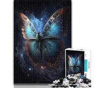 Jigsaw Art Dream Butterfly Jigsaw Puzzles for Teenagers 1000 Piece,Educational Games Home Decoration Deal As Gifts for The Whole Family 50x75cm