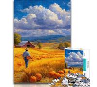 Jigsaw Autumn Farmland Jigsaw Puzzle 1000 Pieces for Adults,Decompressing Intellectual Educational Toy Great Gifts And Toys 50x75cm