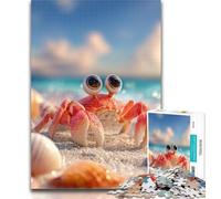 Jigsaw Baby Crab Jigsaw Puzzles for Teenagers,with Fully Interlocking Randomly Shaped Pieces for And 14 Years Old 50x75cm