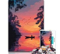 Jigsaw Beautiful Sunrise Jigsaw Puzzles for Teenagers 1000 Pieces,for Educational Game Challenge Toy Unique Home Decor And Gifts 75x50cm