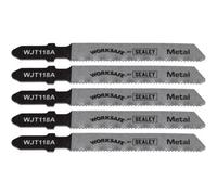 Jigsaw Blade For Metal 55mm 21Tpi Pack Of 5 By Ufixt