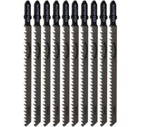 Jigsaw Blade For Wood & Plastics 90mm 8Tpi Pack Of 10 By Ufixt