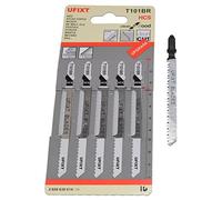 Jigsaw Blades T101BR for Down Cutting Laminates and Veneers High Carbon Steel HCS 5 Pack Fits AEG, Black & Decker, Bosch, Dewalt, Elu, Festool, Hitachi, Makita, Metabo and Skil by Yourspares