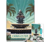 Jigsaw Charleston Jigsaw Puzzles for Teenagers 1000 Pieces,for Educational Game Challenge Toy Unique Home Decor And Gifts 75x50cm
