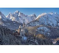 jigsaw christmas 1000 piece,Natural beauty,Germany,Neuschwanstein Castle 70x50CM