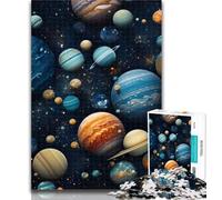 Jigsaw Colourful Universe Jigsaw Puzzles for Teenagers,with Fully Interlocking Randomly Shaped Pieces for And 14 Years Old 50x75cm