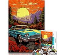Jigsaw Cool Colourful Sports Cars Jigsaw Puzzles for Teenagers 1000 Piece,Educational Games Home Decoration Deal As Gifts for The Whole Family (26x38cm)