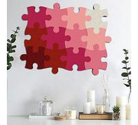 Jigsaw Cork Board for Walls, 12PCS Felt Bulletin Board Tiles Wall Stickers, Puzzle Shape Pin Eva Memo Vision Boards Self Adhesive to Keep Photo Display Board Picture Poster Goals Notes Decorative