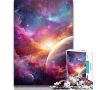 Jigsaw Cosmic Andromeda Jigsaw Puzzles for Teenagers,with Fully Interlocking Randomly Shaped Pieces for And 14 Years Old 26x38cm