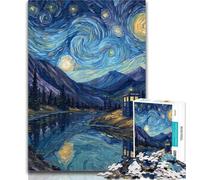 Jigsaw Door Under The Night Sky 1000 Piece Jigsaw Puzzles for Teenagers,for Age 14+ Impossible Game Best Gift for Adults And Teenagers 26x38cm