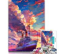 Jigsaw Dream Ship Jigsaws Puzzles 1000 Pieces for Adults Gifts,Birthday Gift Idea for Adults, Family Game And Hobby 26x38cm