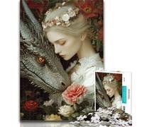 Jigsaw Fantasy Dragon Jigsaws Puzzles 1000 Pieces for Adults Gifts,for Educational Game Challenge Toy Unique Home Decor And Gifts 26x38cm