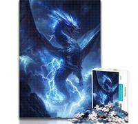 Jigsaw Fantasy Flying Dragon Jigsaw Puzzles for Teenagers 1000,Learning Educational Toys Family Games Enhance Love between Couples 26x38cm