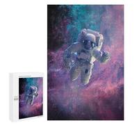 Jigsaw for Adults 1000 PCS Astronaut Floating in Space-1 Jigsaw Puzzles for Adults Family Activities Train Your Brain And Hands Unique Challenge Game 1000 PCS