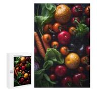 Jigsaw for Adults 1000 PCS Fresh Organic Vegetables Jigsaw Puzzles for Adults Analysis And Logic Train Your Brain And Hands Toy Intellectual Game 1000 PCS