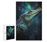 Jigsaw for Adults 1000 PCS Galactic Crocodile Art Print-12 Jigsaw Puzzles for Adults Analysis And Logic Train Your Brain And Hands Toy Intellectual Game 1000 PCS