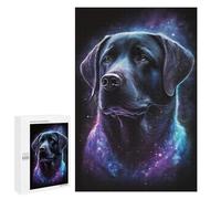 Jigsaw for Adults 1000 PCS Galactic Labrador Art Print Jigsaw Puzzles for Adults Analysis And Logic Train Your Brain And Hands Toy Intellectual Game 1000 PCS