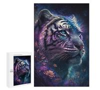 Jigsaw for Adults 1000 PCS Galactic Tiger Portrait-2 Jigsaw Puzzles for Adults Analysis And Logic Train Your Brain And Hands Toy Intellectual Game 1000 PCS