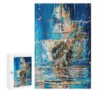 Jigsaw for Adults 1000 PCS Ghost Ship Jigsaw Puzzles for Adults Analysis And Logic Train Your Brain And Hands Toy Intellectual Game 1000 PCS