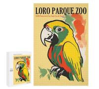 Jigsaw for Adults 1000 PCS Loro Parque Zoo Vintage Poster Jigsaw Puzzles for Adults Analysis And Logic Train Your Brain And Hands Toy Intellectual Game 1000 PCS