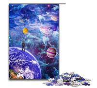 Jigsaw for Adults 1000 Piece Beyond Our World Puzzle for Adults Wooden Family Games Christmas Birthday Gifts 75x50cm