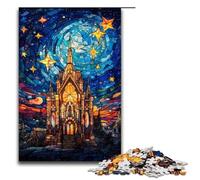 Jigsaw for Adults 1000 Piece Colourful Castles Puzzles Games Toys Gift Suitable for Desktop Decoration 1000 PCS