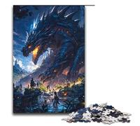 Jigsaw for Adults 1000 Piece Godly Beasts Puzzle for Adults Wooden Puzzles Family Games Christmas Birthday Gifts 1000 PCS(75x50cm)