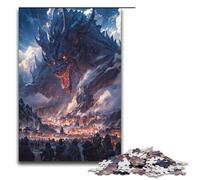Jigsaw for Adults 1000 Piece Godly Beasts Puzzle Wooden Jigsaw Educational Game Challenge Toy 1000 PCS(75x50cm)