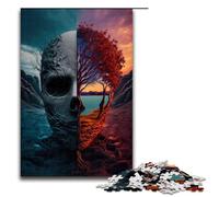 Jigsaw for Adults 1000 Piece Humans Vs Nature Puzzles Games Toys Gift Suitable for Desktop Decoration 75x50cm