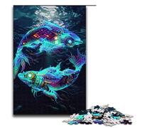 Jigsaw for Adults 1000 Piece Pisces Puzzle for Adults Wooden Puzzles Family Games Christmas Birthday Gifts 1000 PCS