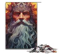 Jigsaw for Adults 1000 Piece Psychedelic Father of Northern Gods Puzzle for Adults Paper Puzzles Family Games Christmas Birthday Gifts 1000 PCS(38x26cm)