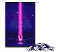 Jigsaw for Adults 1000 Piece Purple Air Rising from The East Puzzle for Adults Wooden Puzzles Family Games Christmas Birthday Gifts 1000 PCS(38x26cm)