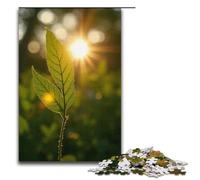 Jigsaw for Adults 1000 Piece The Sunlight Shines through The Branches And Leaves Casting Mottled Shadows. Puzzle Wooden Jigsaw Educational Game Challenge Toy 1000 PCS(38x26cm)
