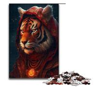 Jigsaw for Adults 1000 Piece Tiger Shamans Puzzle for Adults Wooden Puzzles Family Games Christmas Birthday Gifts 1000 PCS(75x50cm)