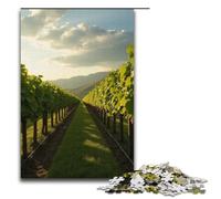 Jigsaw for Adults 1000 Piece Vineyard Puzzle for Adults Wooden Puzzles Family Games Christmas Birthday Gifts 1000 PCS(38x26cm)